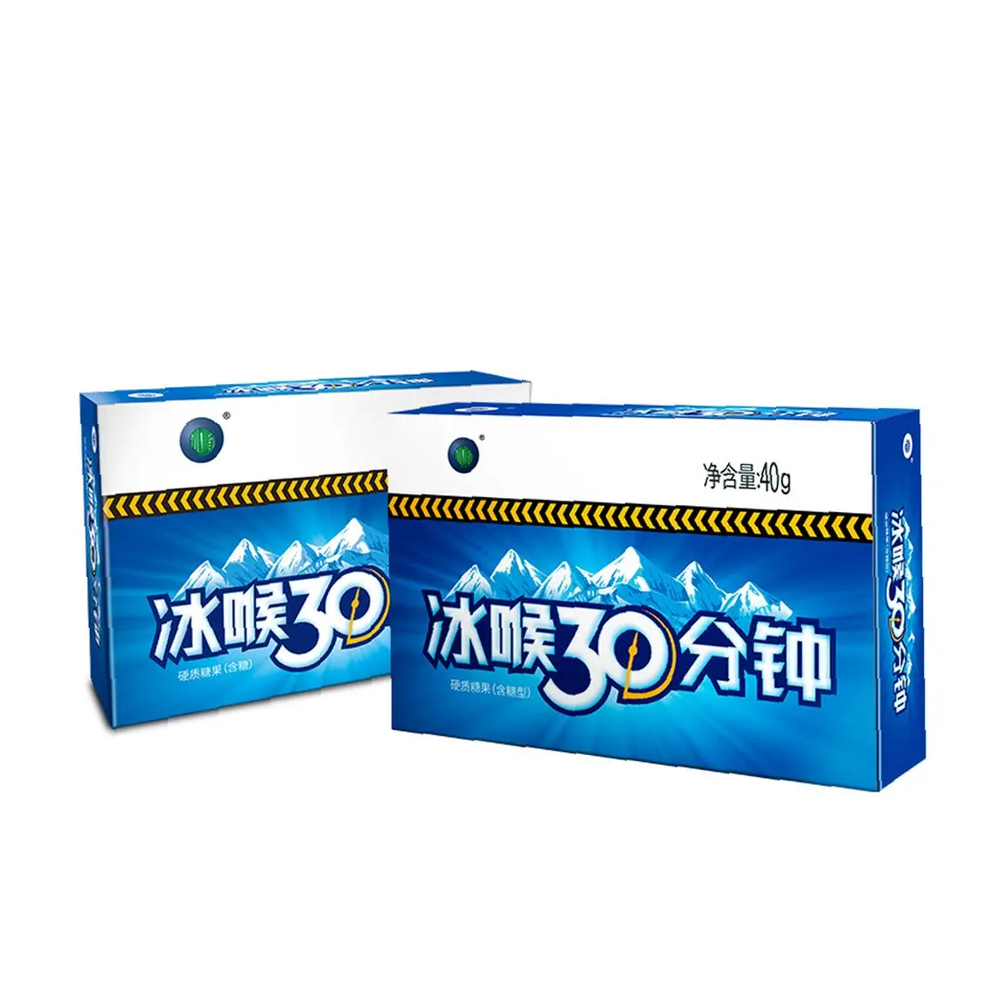 40G Boxed Moisturizing And Refreshing Sugar Free Tin Foil Packaging Throat Lozenge