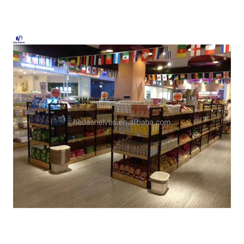 Multifunctional Snack Display Stand Showroom Display Racks For Vendors