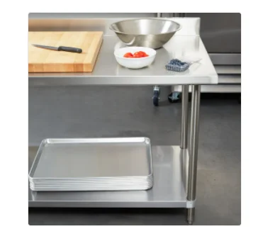 Stainless Steel Kitchen Equipment Commercial Furnitures Heavy Duty Work Table