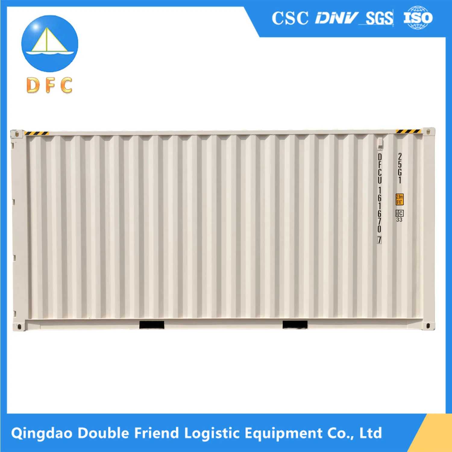 Manufacturer Well Made Optional Color Custom Logo High Cube Sea Freight Container