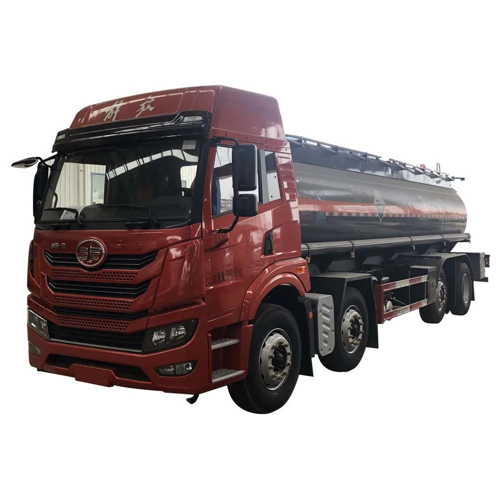 
8x4 Safe Loading And Uploading Shell Oil Field Capacity Fuel Tank Truck 