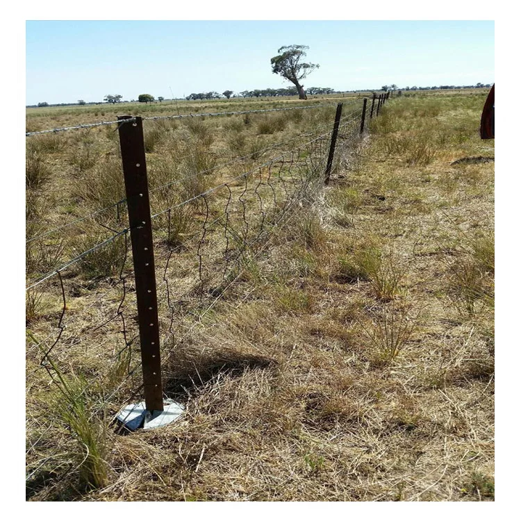 Powder coated black green or hot dip galvanized y type star field fence post y type post australian standard y post