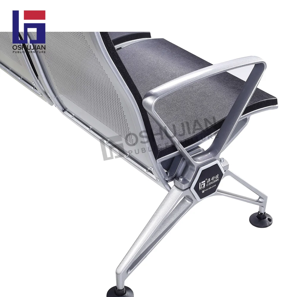 Foshan hot sale beauty salon waiting chair clinic waiting chair beam hospital seating airport chair
