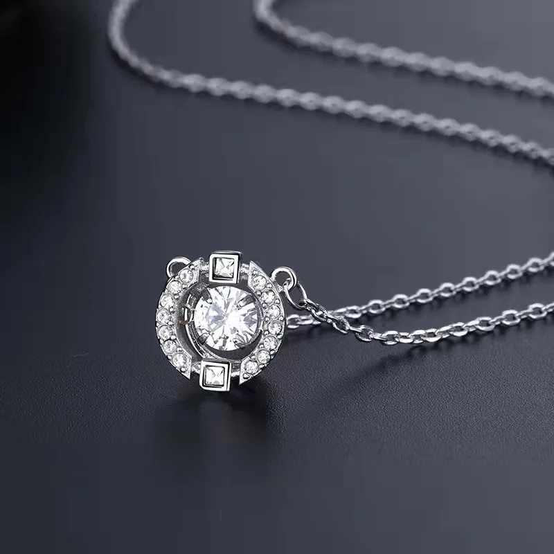 quality assurance 2024 stainless steel wholesale crystal necklace fashion jewelry necklace for women