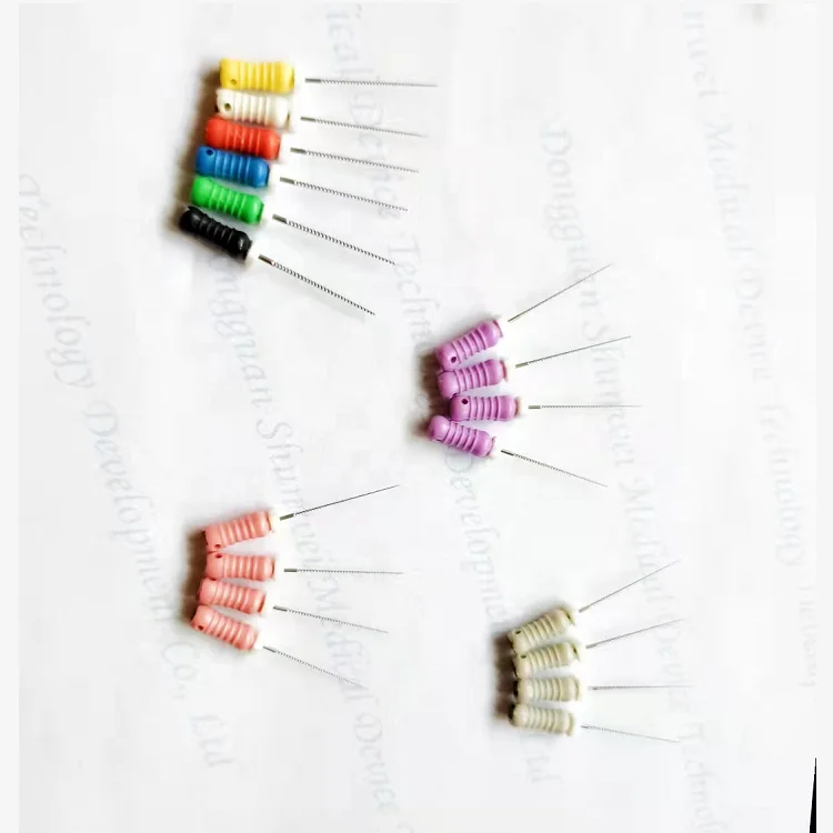 Low Price Dental Instruments Root Canal Files Hyperelasticity Hand Use Nickel Titanium  K Files