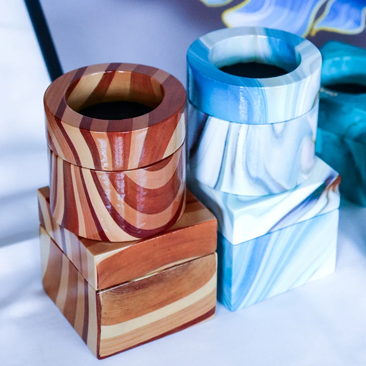 Home hotel decoration arabic marble  aromatherapy stove incense oud bakhoor burner