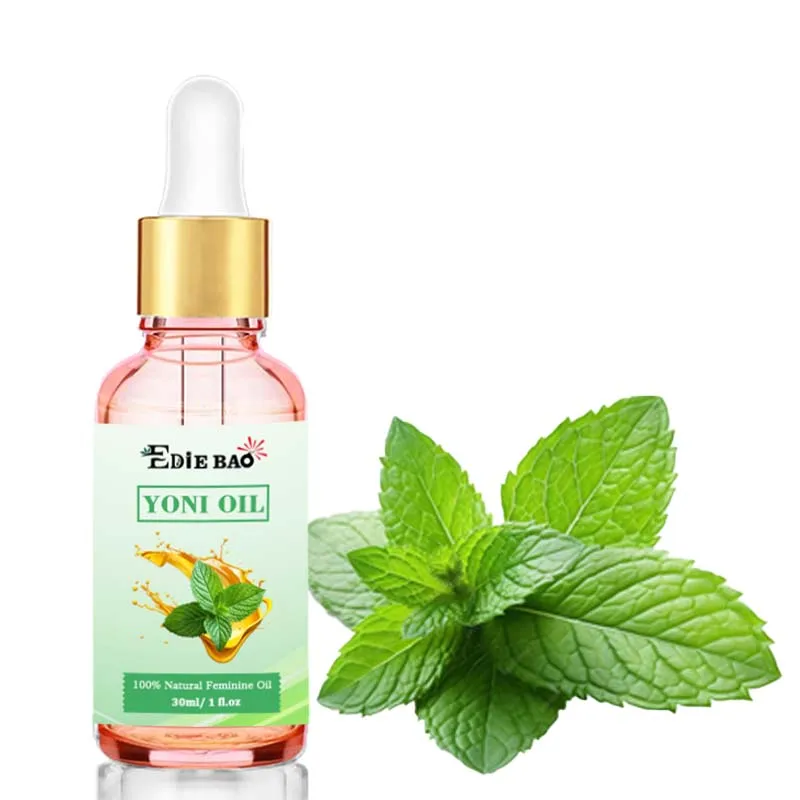 OEM Yoni Oil Mint Organic Feminine Oil Vaginal Moisturizer For Wetness Ph Balance Feminine Deodorant Eliminates Odor