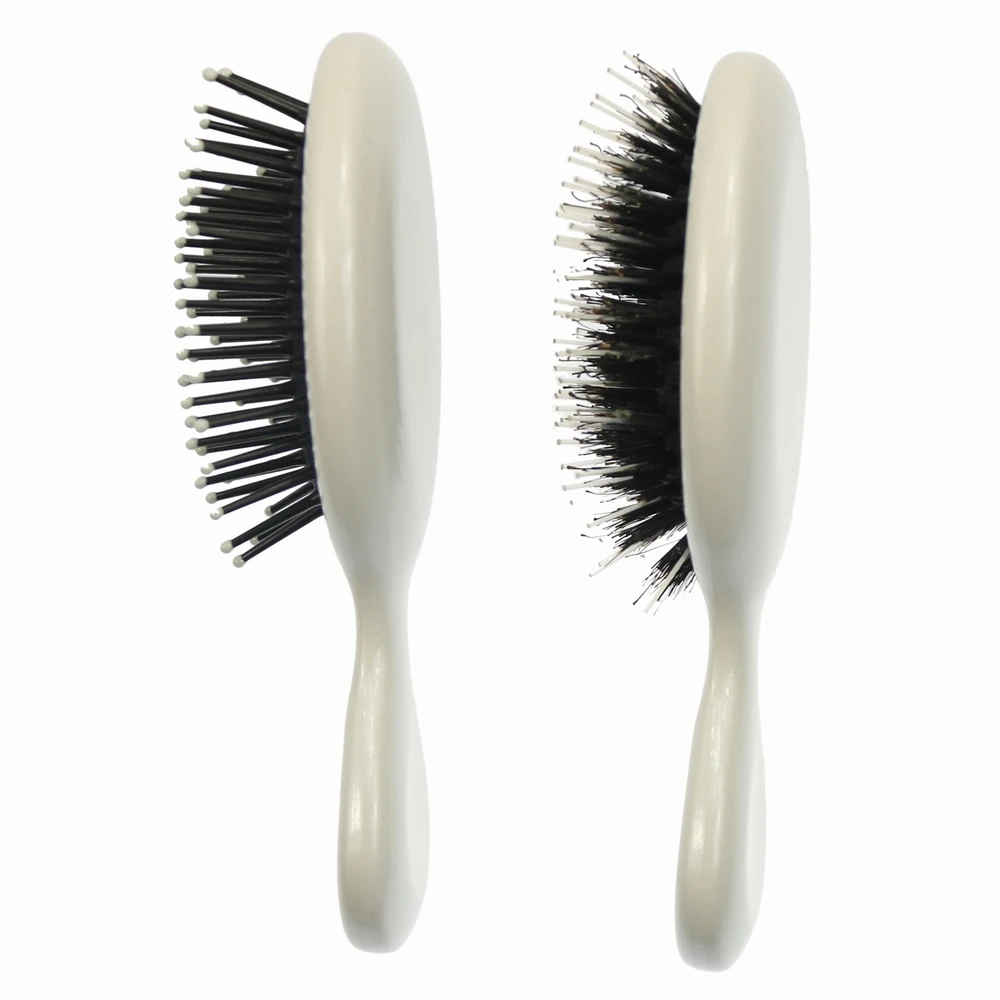 Hot Sale Mini Pearl White Oem Design Heat Resistant Massage Air Cushion Paddle Hair Brush