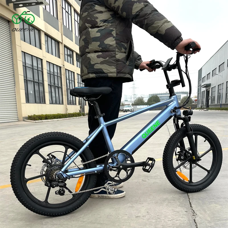 Складной велосипед QUEENE Cycle Dirt Mtb Ebike 750 Вт 20 дюймов с полной подвеской складной Электрический горный для подростков