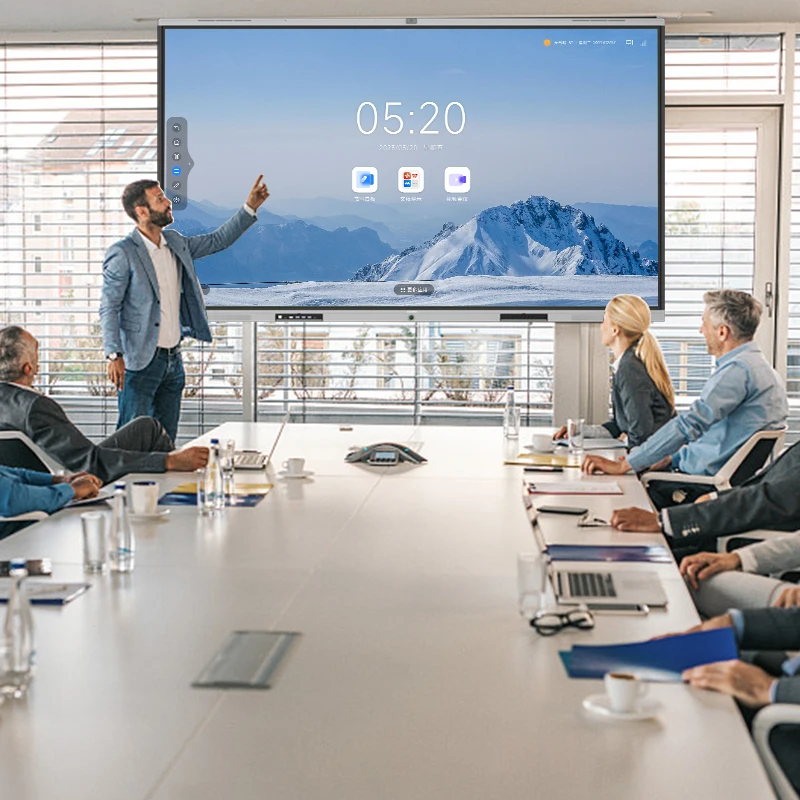 Interactive touch whiteboard memory sub-board smart flat panel ODM/OEM 75/86inch interactive boards