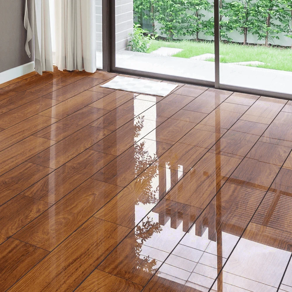 8mm 12mm Gloss Floor Laminate HDF MDF 2-strip EIR AC3 AC4 AC5 Waterproof Laminate Flooring With Good Price