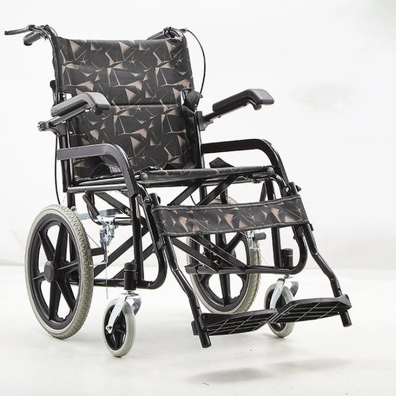 Factory price big size wheel foldable manual wheelchair for disabled