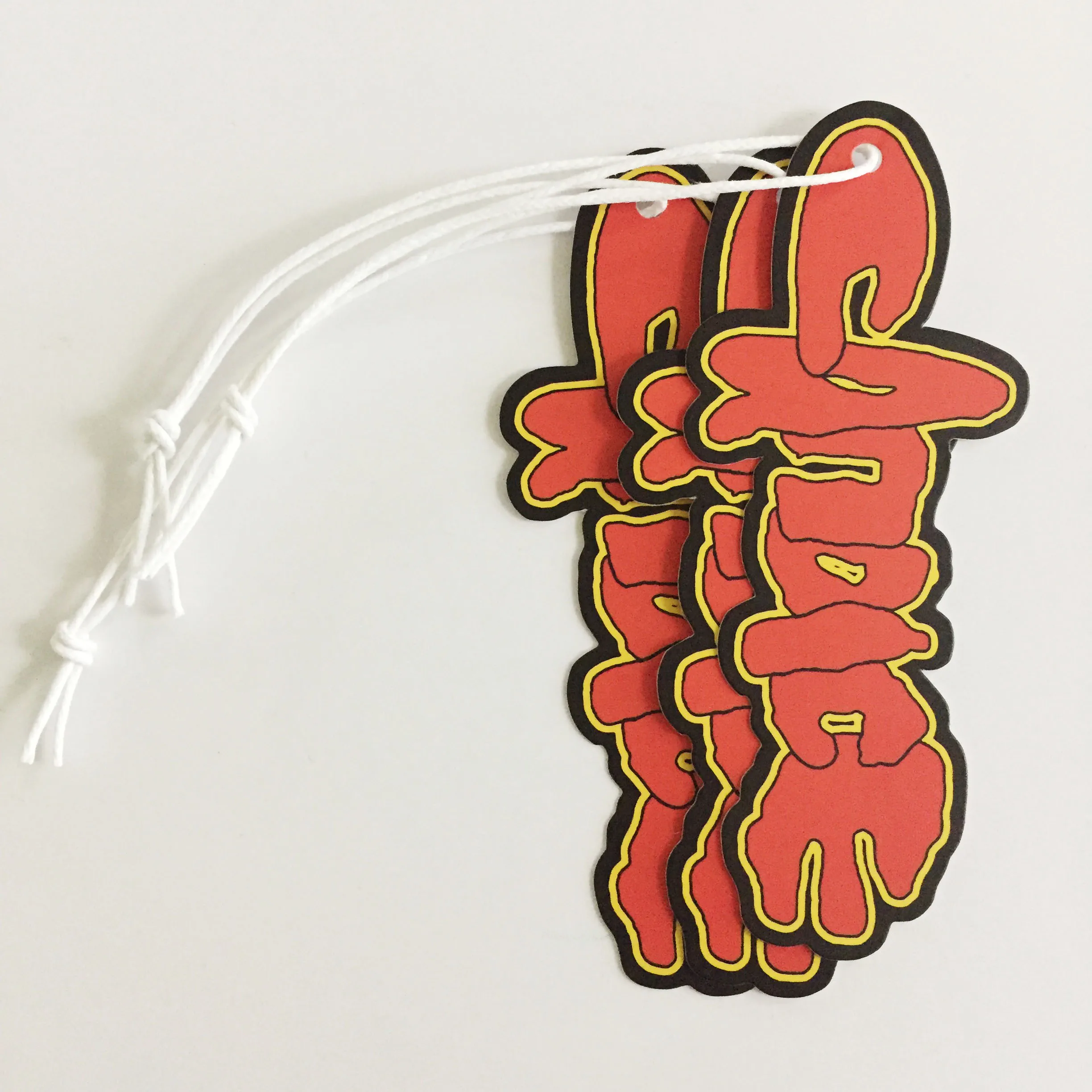 High Quality 400GSM Clothes Hang tags Custom Printed Clothing HangTag With String For Garment Swing Tag