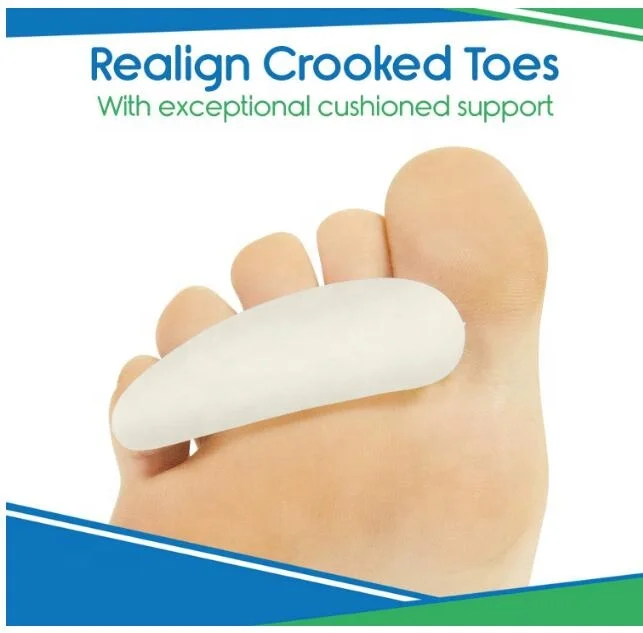 Hammer Toe Straightener Pads,Corrector for Curled, Crooked, Curved, Overlapping, Clubbed, Claw, Mallet Curling Toes Relief