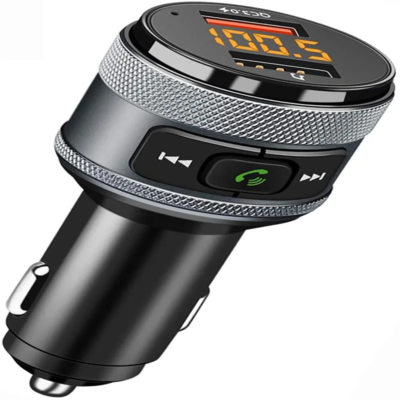 
On board wireless player U-disk music playback qc3.0 fast charging car hands free call 