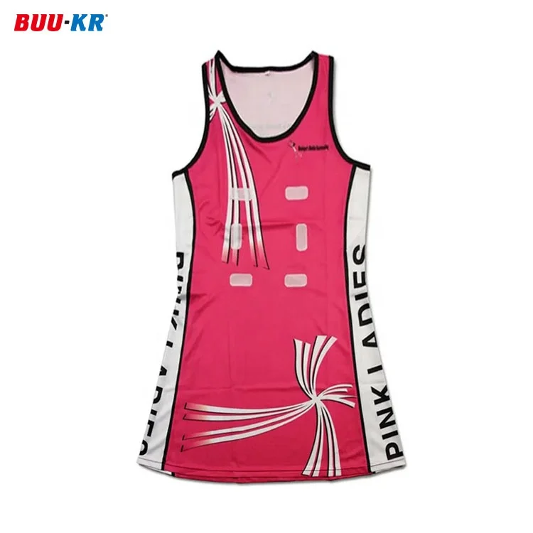 Buker Super March Promotion  Custom Wholesale OEM Netball Uniforms Netball Dress