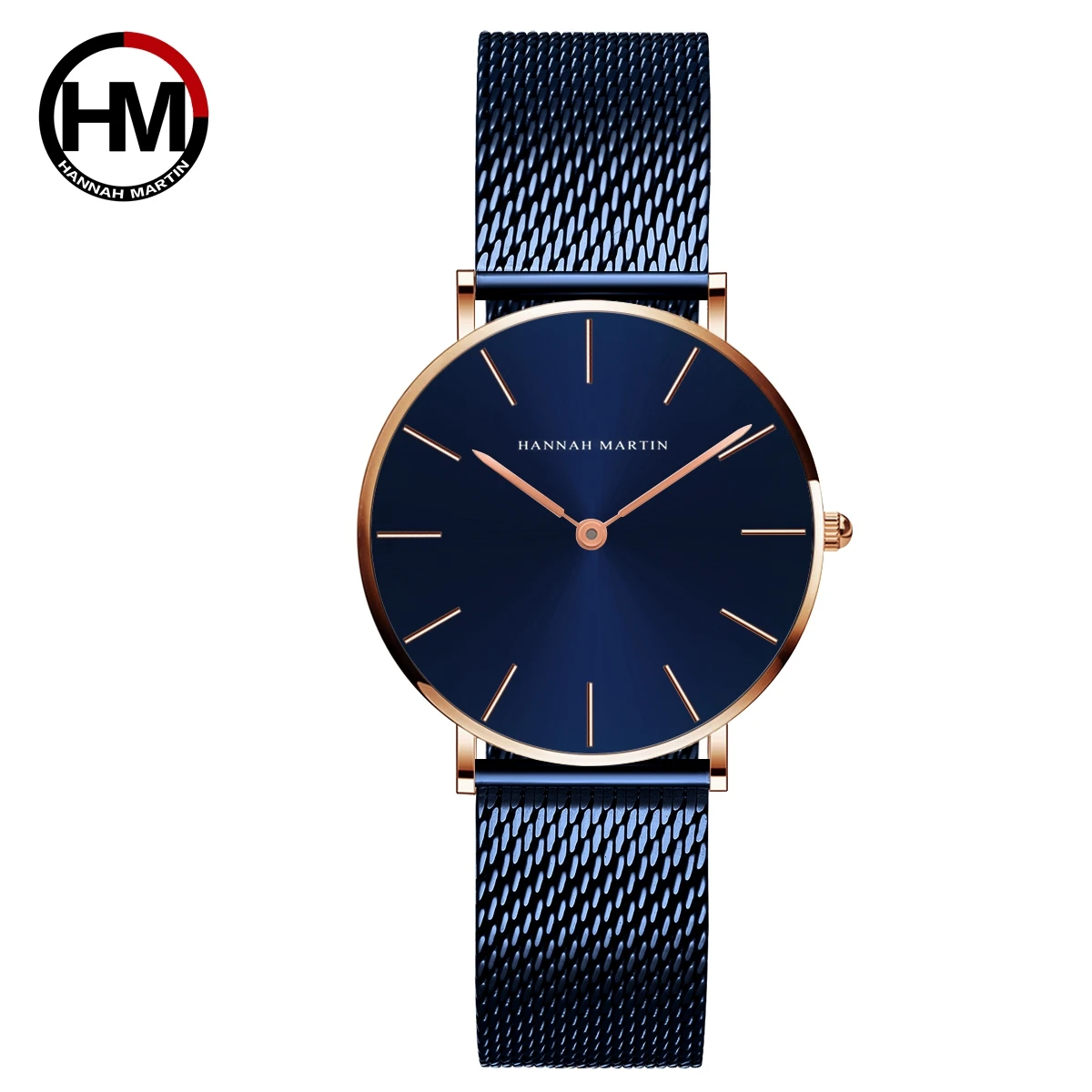 Hannah Martin CL36 High Quality 36mm Ladies Watch Mesh Band Luxury Fashionable Small Size Dial Minimalist Casual Business Watch