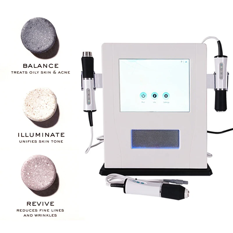 SY-HY07P Portable Facial Deep Cleaning Foam Oxygen CO2 Radio Frequency Ultrasonic Face Elevator Oxygen Facial Machine