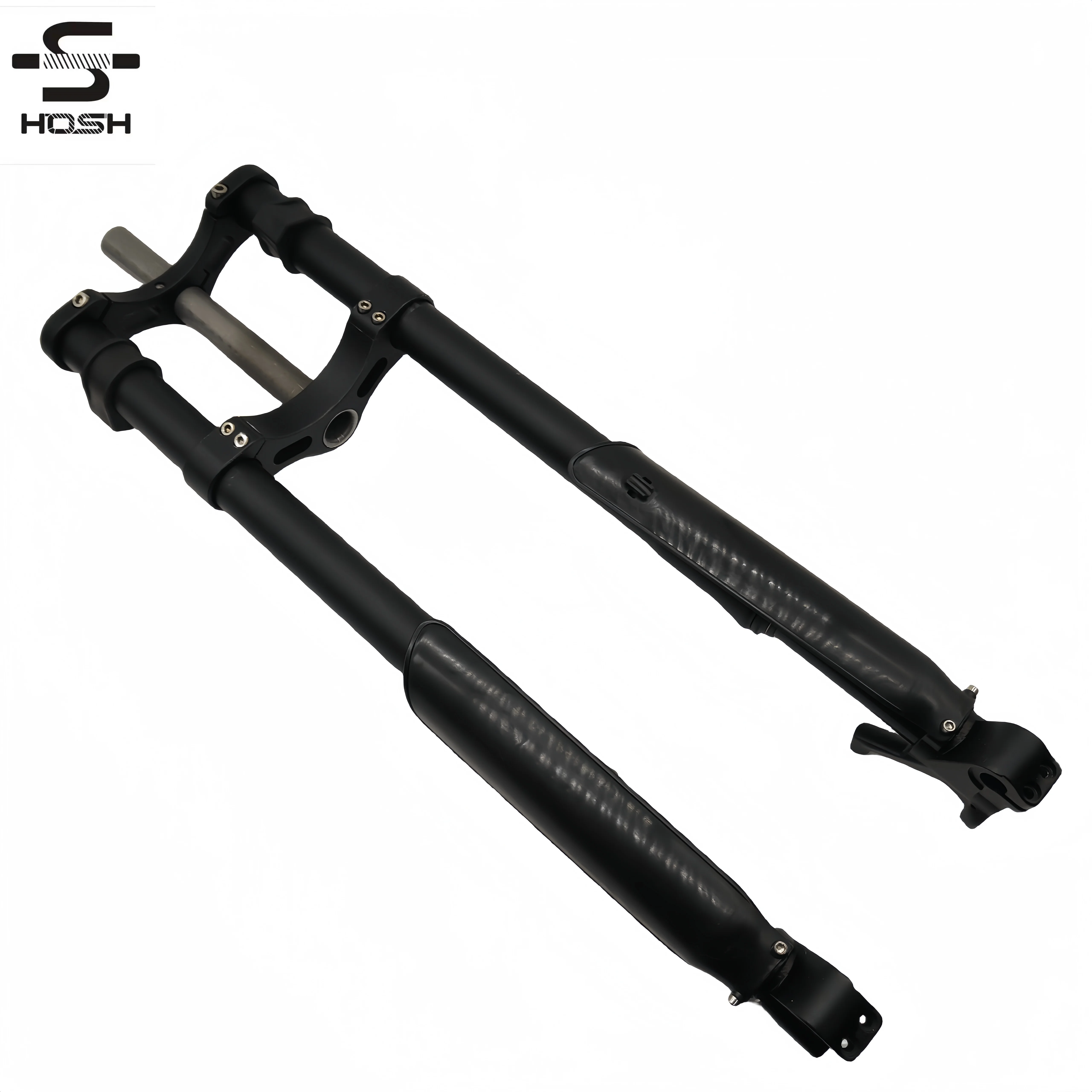 HOSH ebike Low Price Aluminum Alloy Double Crown Fat Bike Fork Spring Fork for 20inch  Wheel