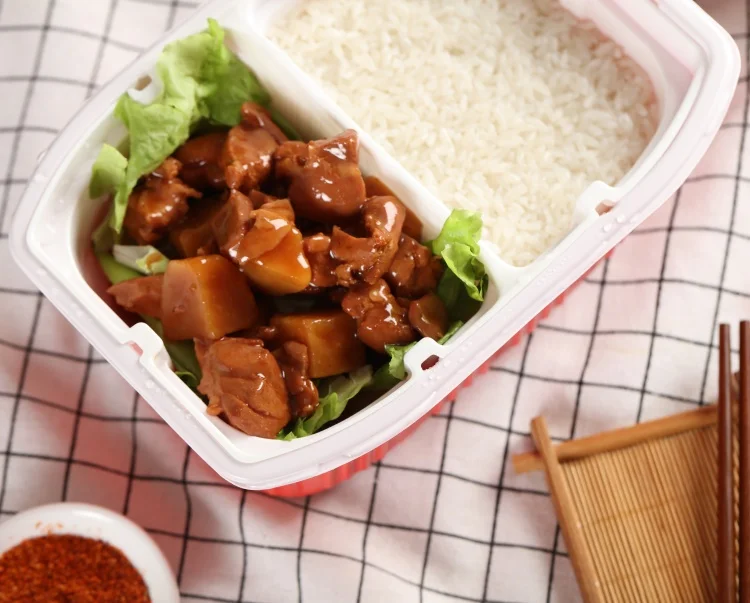 Хит продаж 2021, рисовая курица, мгновенный самонагревающийся пищевой мгновенный рис