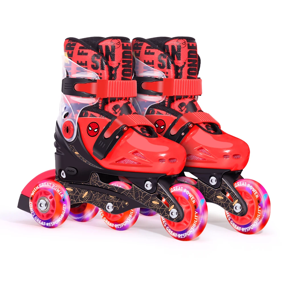 Best Selling Adjustable 4 Pu Wheels Roller Skates Roller Inline Skating Shoes Custom Patins Quad Pink Flashing Inline Skate Suit