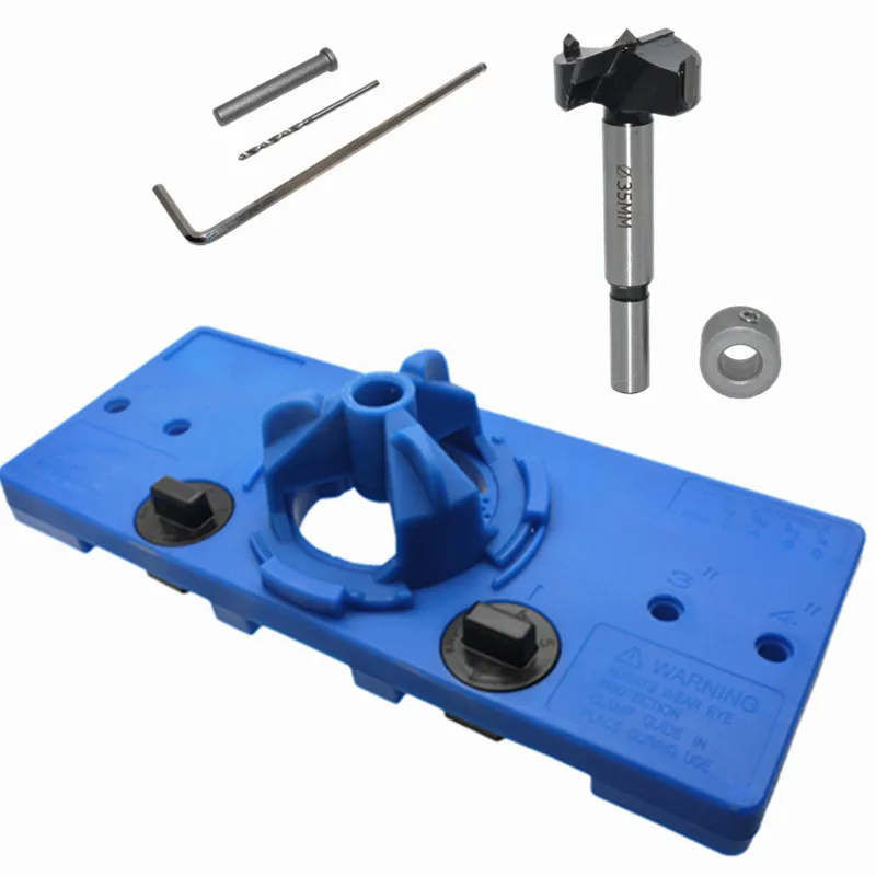35 мм скрытый шарнир Jig Kit Деревообрабатывающие инструменты подходит для дверных петель установка отверстий локатор по