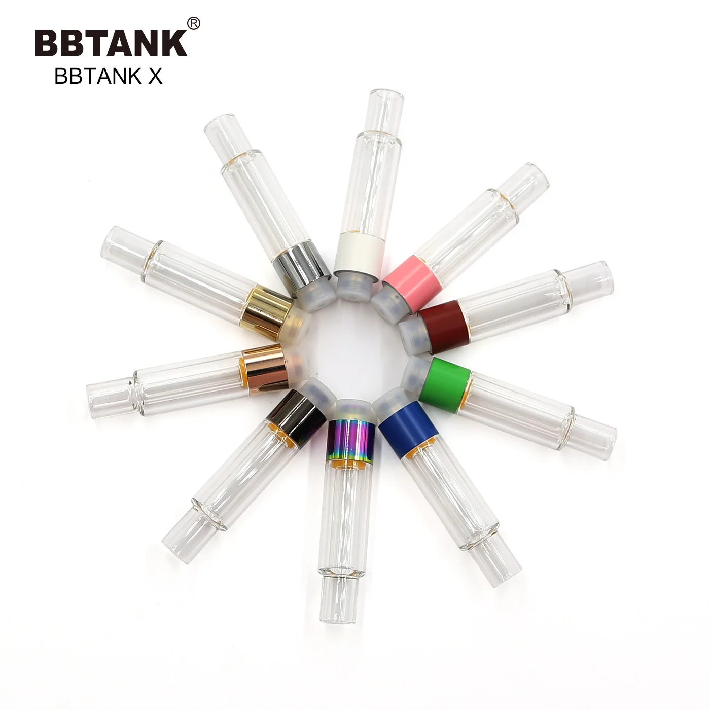 
For Premium Oil Full Quartz Glass BTANK X 1 Gram Vape Cartridge 1 ml Vape Cartridge 1ml 510 Cartridge 