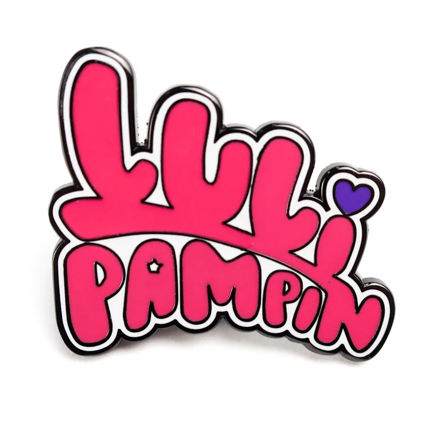 Custom New logo Personality English Alphabet gold alphabet hat pins Creative Accessory Lapel Pin for hats