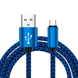 Wholesale charging cable nylon braided aluminum alloy usb cable mobile phone fast charging usb data cable type C