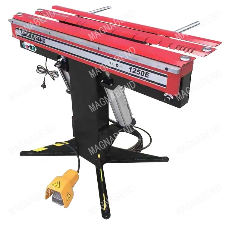 Пневматический электромагнитный листогибочный станок, модель 1250E, Magnabend