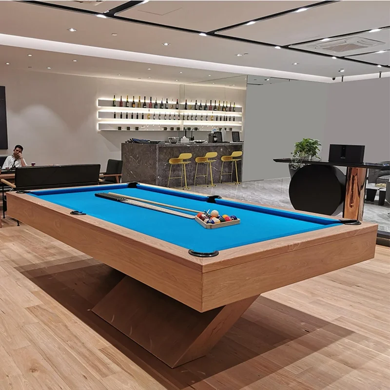 2024 Wholesale 8ft 9ft Pool Table Most Popular Solid Wood Slat Bed New Modern Style Indoor Outdoor Sports Billiards Snooker
