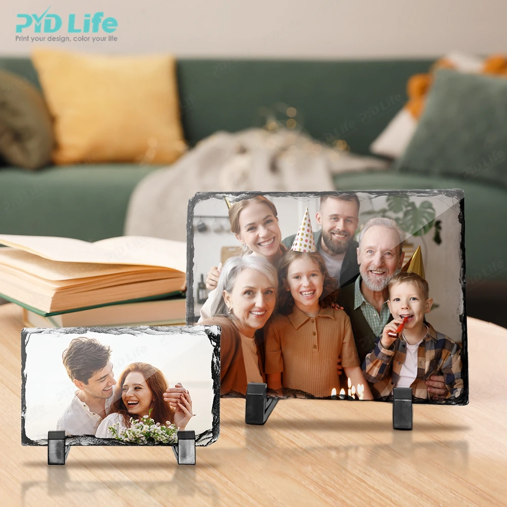 PYD Life оптом DIY фото сланец заказной подарок объемные заготовки сублимационный камень рок фото сланец