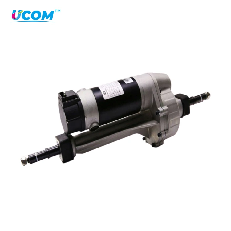 Ucom 24v 500w Dc Motor Transaxle China with with Brakes for Electric Tricycles