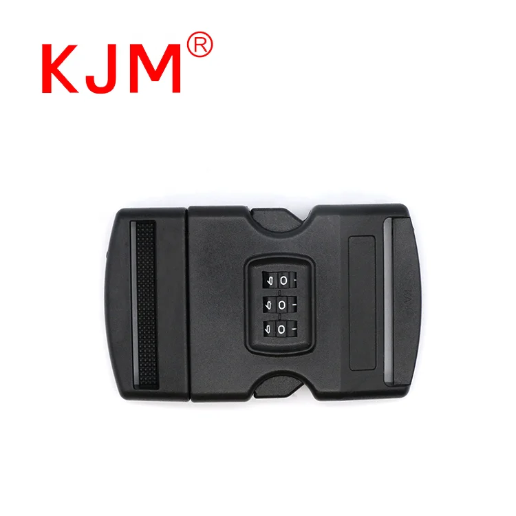 Customized 2 Inch Quick Release Coded Lock Buckle for Luggage Belt Bag Strap
