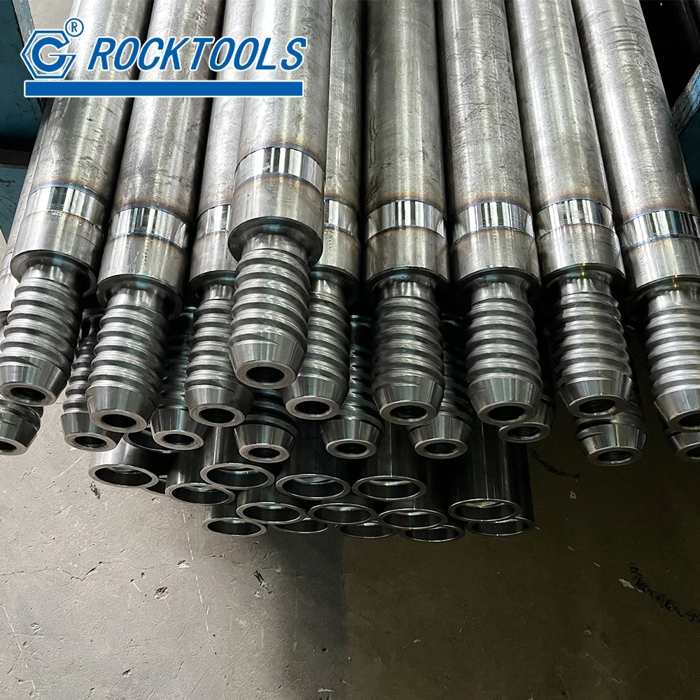 Factory Direct Sale ST68 Thread Long Hole Rock Blasting Drill Pipe Steel Rod for Tube Drilling
