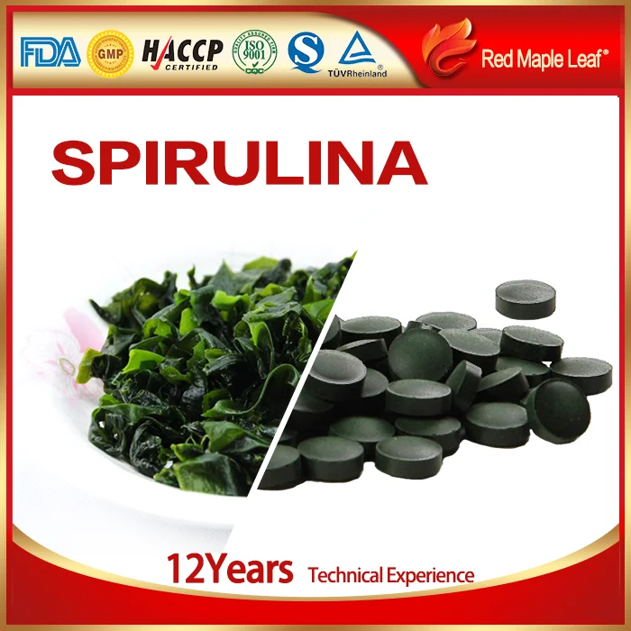 High quality organic spirulina capsule,spirulina tablet/pills