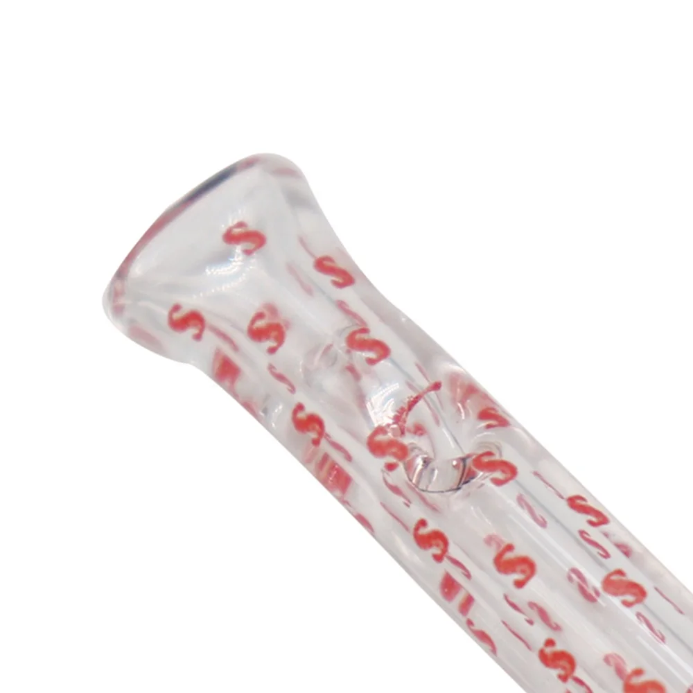 Low MOQ clear smoking filter tips glass rolling paper tips cigarette holder tip