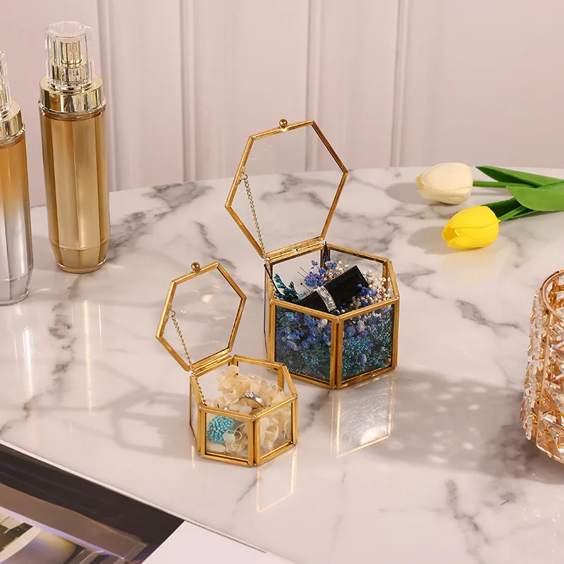 custom clear lid jewelry box with window