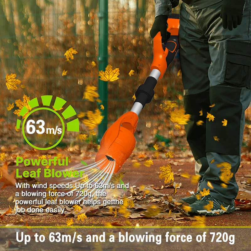 Hot Sale Portable  Lawn Care Snow Garden Leaf Blower Battery Cordless Air Electric Leaf Blower