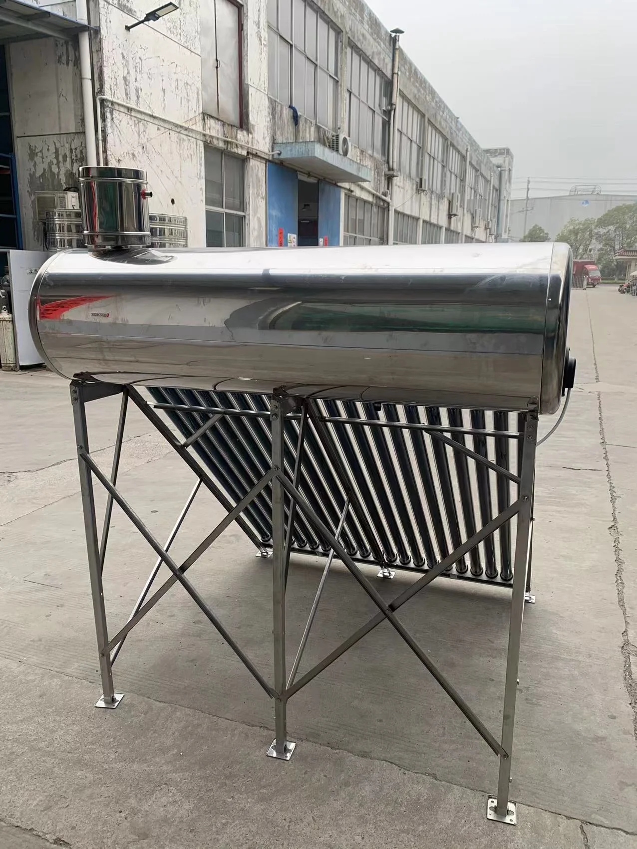 100L-300L Солнечный водонагреватель без давления из нержавеющей стали