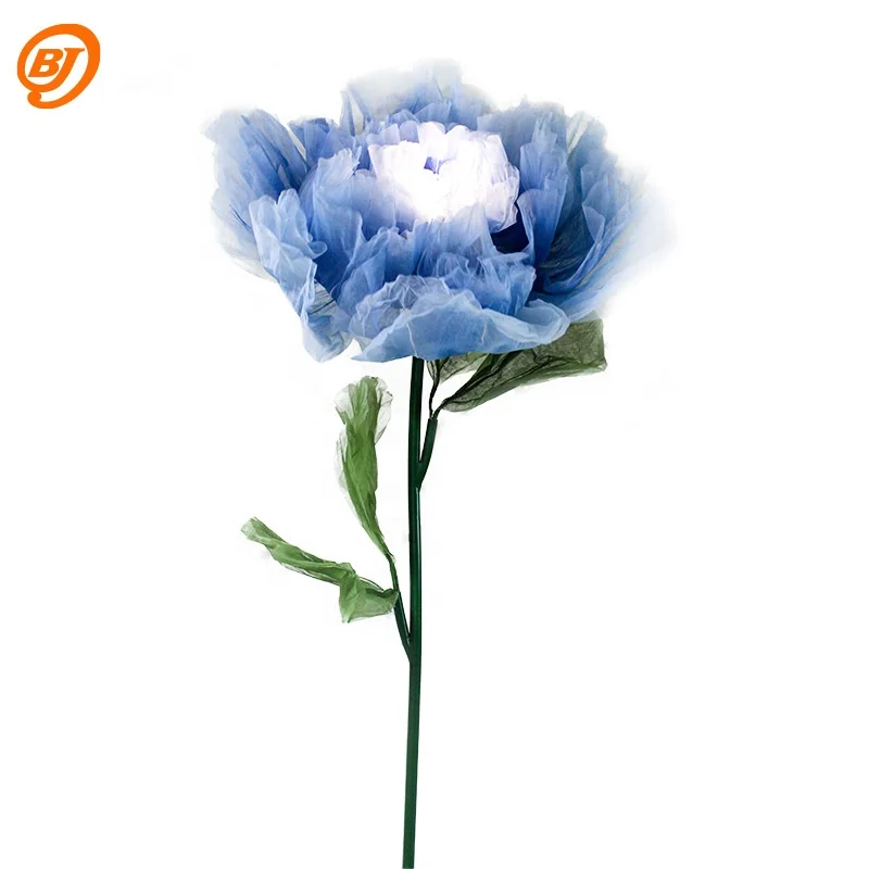 Wedding Stage Paper Flowers Craft Decorations White Red Roses Giant Flower For Window Decor Wedding Party Floral Set