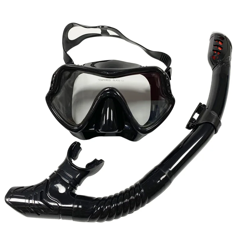 Jetshark High Quality Silicone Adjustable diving mask with snorkel Kit For Women Men