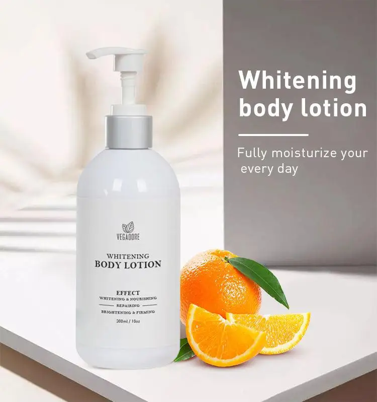 Частная этикетка по уходу за кожей Отбеливающий Крем Осветляющий отбеливающий лосьон для тела