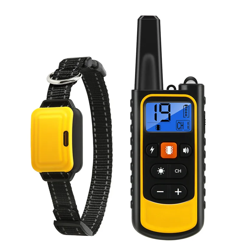 2023 Top Seller Rotatable Level Button Long Control Range Remote Dog Training Collar E-Collar