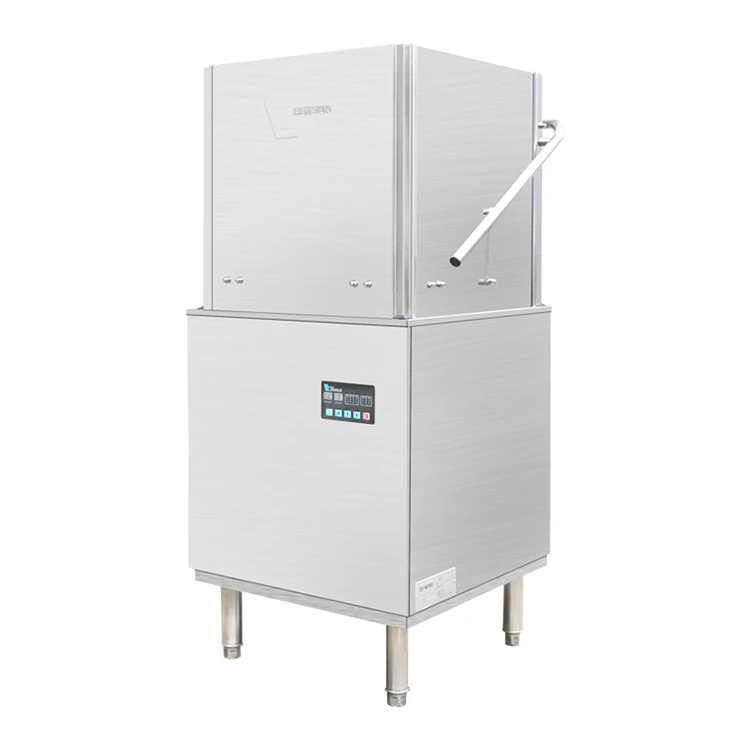 Energy Saving Automatic Hood Type Dishwasher Commercial Stainless Steel Restaurant Hotel Dishwashers