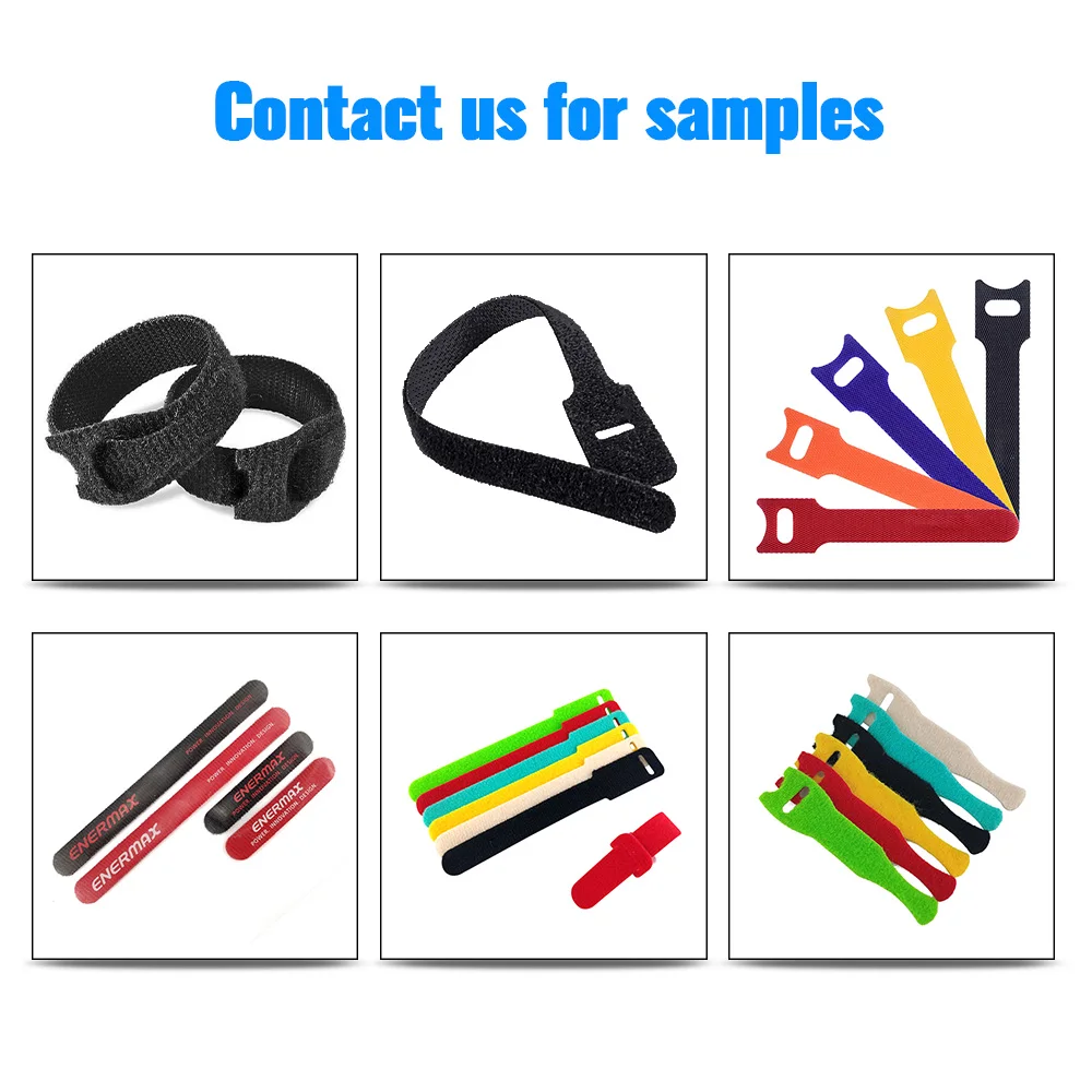 Hot Sale  Velcroes eco-friendly  hook and loop cable ties fasten for office and home products