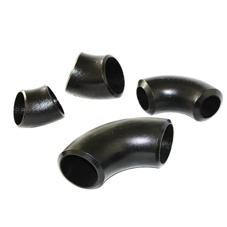 ASME B16.9 углеродистая сталь 90 градусов LR BW коленчатый оцинкованный фитинг трубы