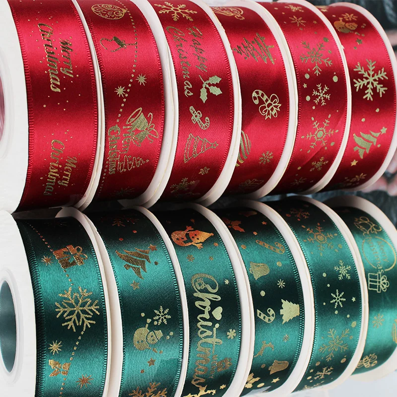 Factory Customized Personalized Printing Satin Bow for Gift Ribbon Printing Ribbon Satin Ribbon for Packing