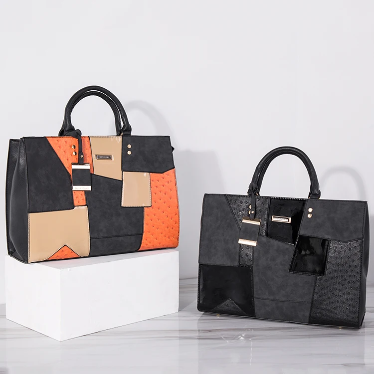 HEC 2022 Fashion Designer Pu Leather Material Women Handbag Wholesale