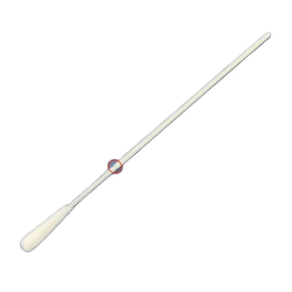 Profession Medico Nasal/oral Flocked Collection Foam Swabs Medical Micro Disposable Sterile Cotton Buccal Swabs